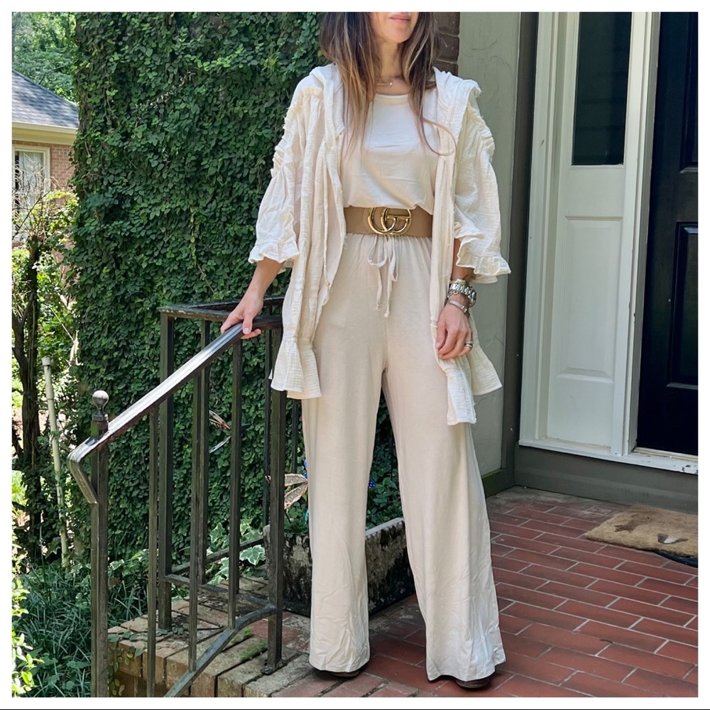 #10 Off White KNIT Romper with POCKETS! - Picture 10 of 10
